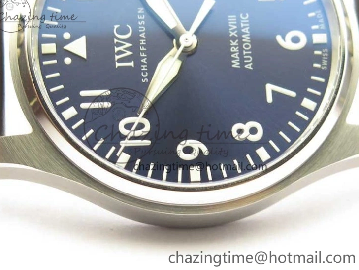 MIROTIME 0203 MARK XVIII Le Petit Prince IW327004 SS FKF 1:1 Best Edition Blue Dial On Brown Leather Strap Trendsetting 7117